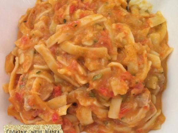 Creamy Tomato and Chicken Pasta (Gluten Free)