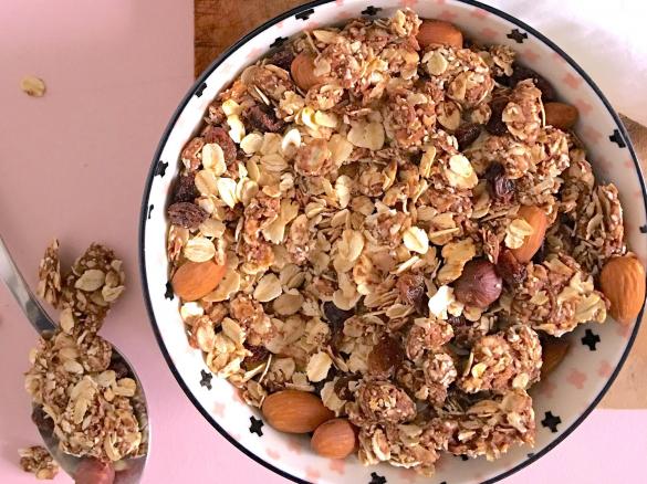 Clumpy Chocolate Granola