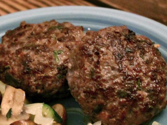 Beef, carrot, apple & seed Hamburgers