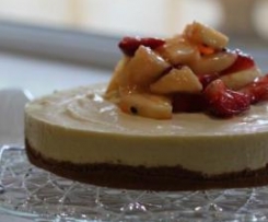 Tangy Lemon Cheesecake