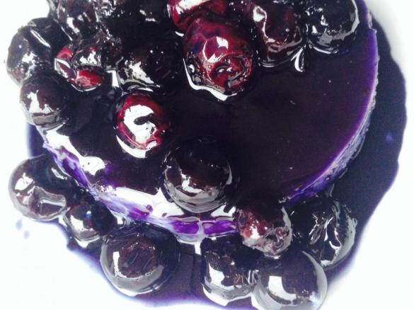 Light Blueberry Lemon Cheesecake