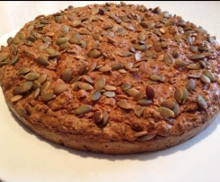 Zucchini, pumpkin & almond loaf