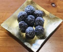 Chocolate caramel coconut balls