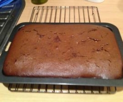 Sticky Chocolate Gingerbread Cake