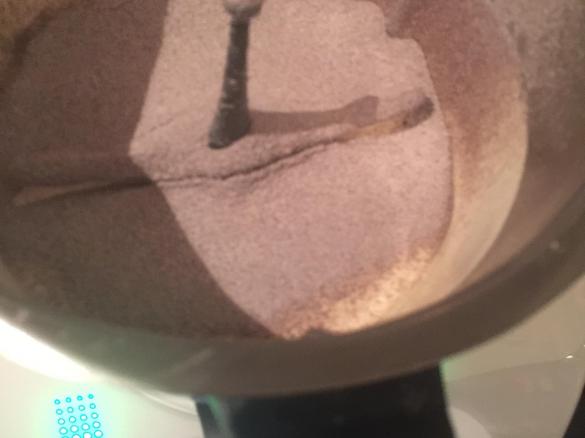 Black rice steam cake gluten-free