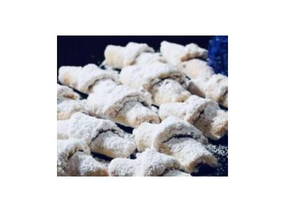 Walnut Crescent Cookies