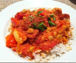 Chicken Chorizo & Chickpea Stew