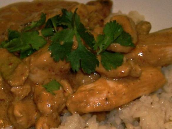  Chicken, Cashews with Coconut Sauce and Coconut Rice