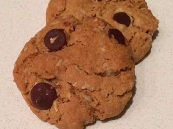 Peanut Butter Choc Chip Cookies