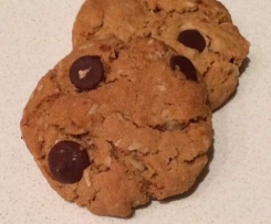 Peanut Butter Choc Chip Cookies