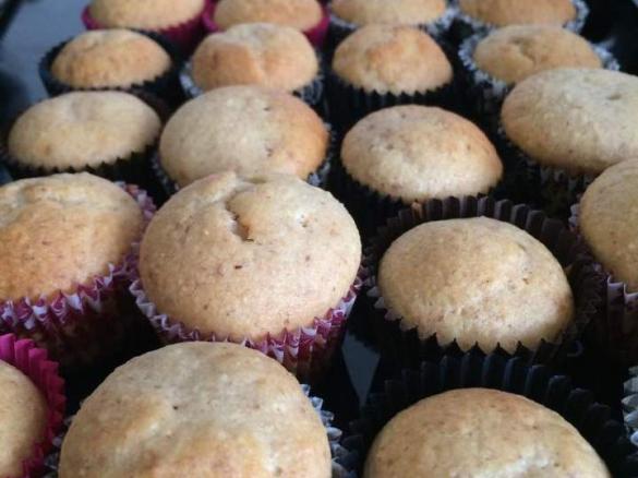 Mini Banana and Maple Muffins