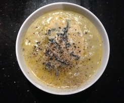Cauliflower & Smelly Cheese Soup