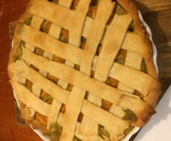 Leftovers Curried Chicken and pumpkin Pie