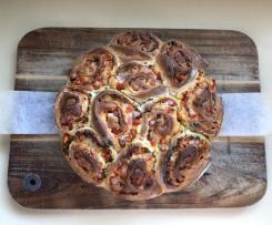 Healthy Pull-Apart Pizza Pinwheels