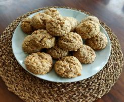 Apple Banana and Nut Cookies