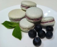 Blueberry Macarons