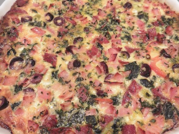 Frittata pizza and quiche meet!!