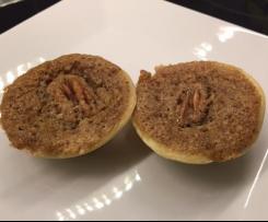 Individual pecan pies