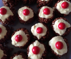 Toblerone Christmas Pudding Crackles