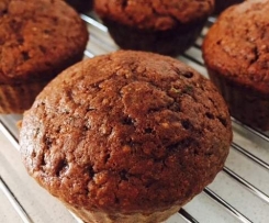 Chocolate and Zucchini Muffins