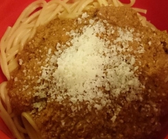 Bolognese sauce (hidden vegetables)