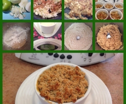 Apple and Custard Crumble