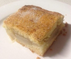 Apple slice with Biscuit pastry