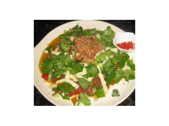 Stir Fry with Chinese Pork Sausage (Lup Chong)