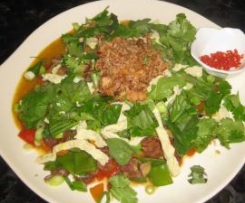 Stir Fry with Chinese Pork Sausage (Lup Chong)