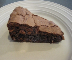 Chocolate Macadamia Date Torte