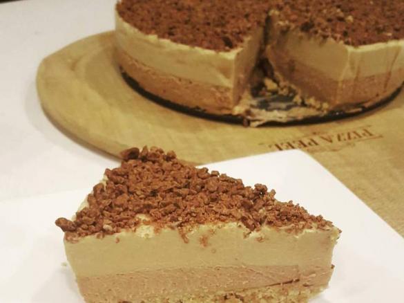 Choc caramel bavarian