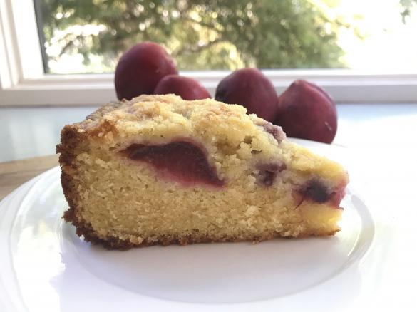 Plum Crumble Cake