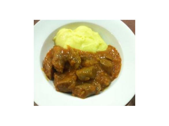 Deviled Sausages with Apple