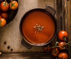 Roasted Capsicum, Tomato and Red Onion Soup
