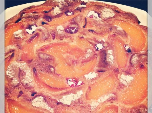 Peach and Raspberry Tart