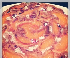 Peach and Raspberry Tart