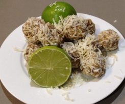 Lime and Coconut Protein Balls