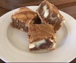 Chocolate Cheesecake Brownie Slice