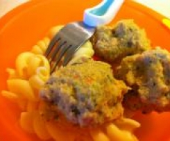 Steamed chicken/vege meatballs