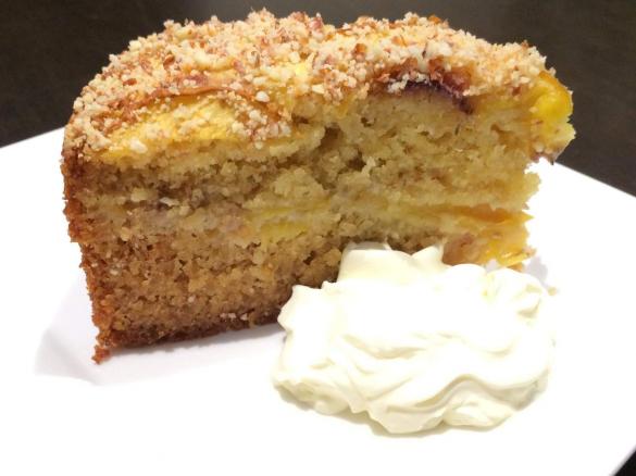 Peach and Almond Quinoa Cake