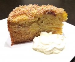 Peach and Almond Quinoa Cake