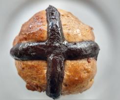Chocolate Orange Hot Cross Buns