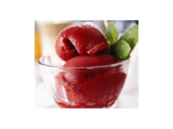 Lime, Coconut and Berry Sorbet (Cyndi O'Meara)