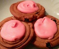 Coffee scroll biscuits