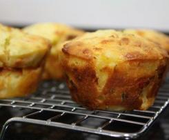 Ham, cheese and pineapple muffins