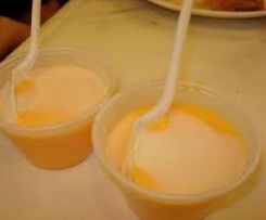 Mango Pudding (Yum cha style)