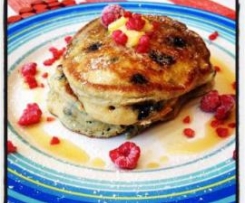Banana & Blueberry Buttermilk Pancakes