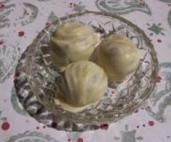 White honeycomb truffles