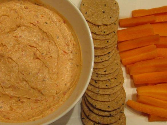 Carrot, Avocado & Ricotta Dip