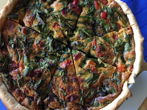 Vegetable Quiche Dairy- free